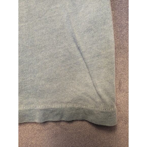 Sol Angeles V-Neck T-Shirt Size LG Teal Green Made in USA - Picture 5 of 8